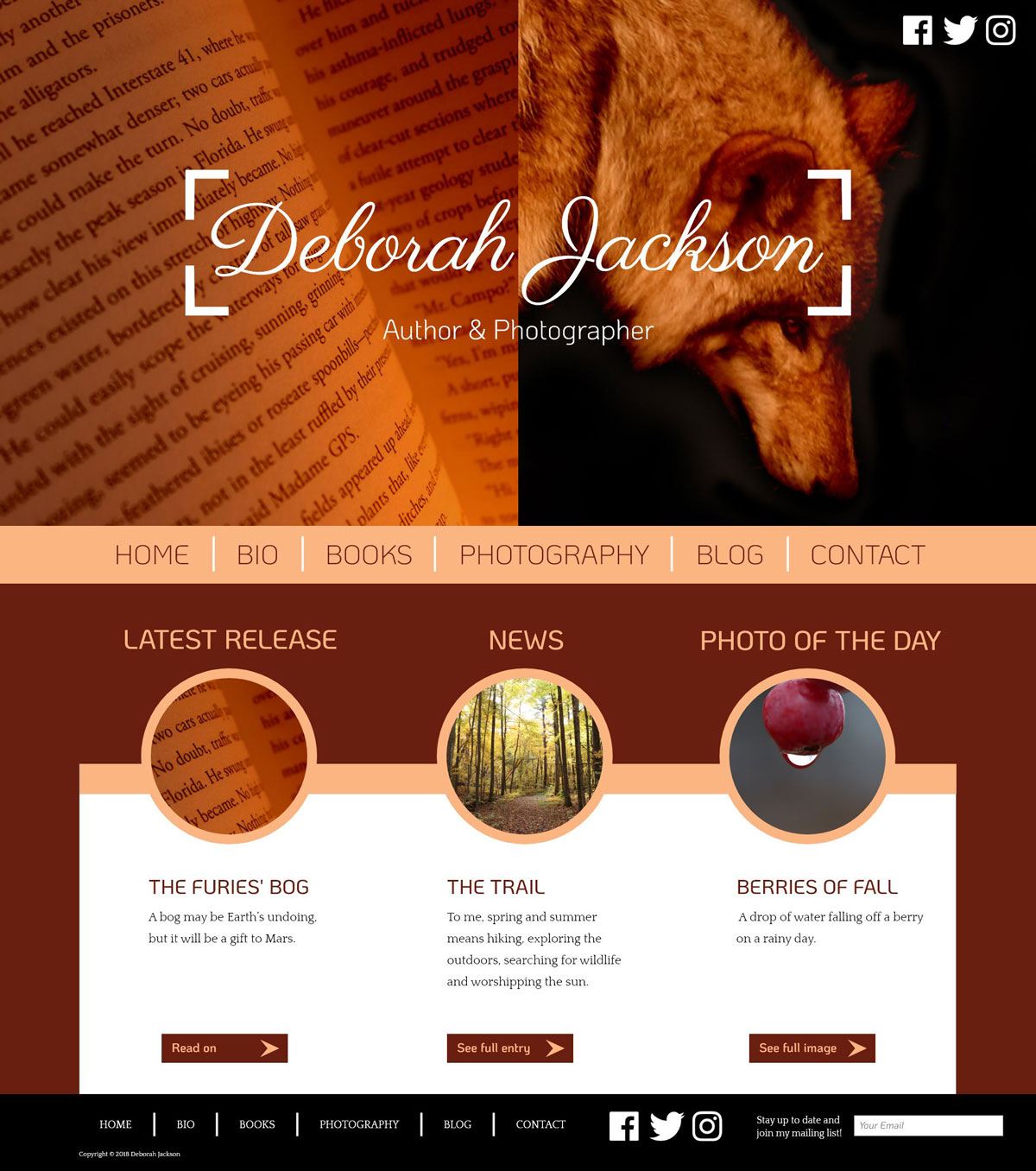 Author Website Upgrade